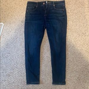 Loft modern skinny crop jeans
